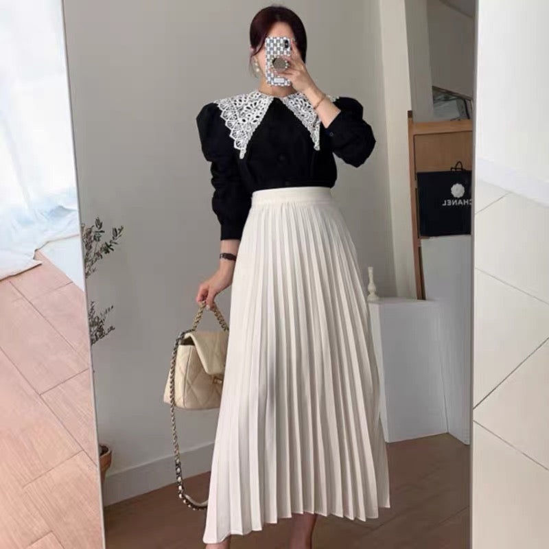 Claire Pleated Skirt
