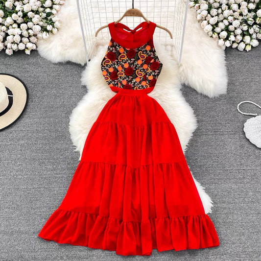 Noah Cut Maxi Dress