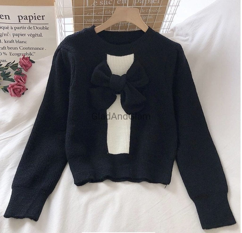black cardigan