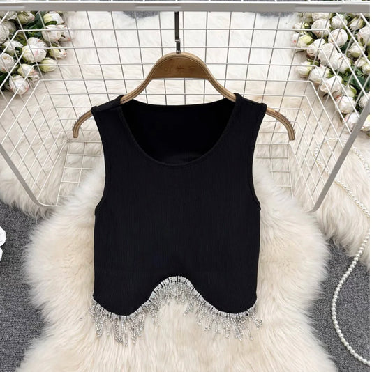 Zoe Tassel Crop Top
