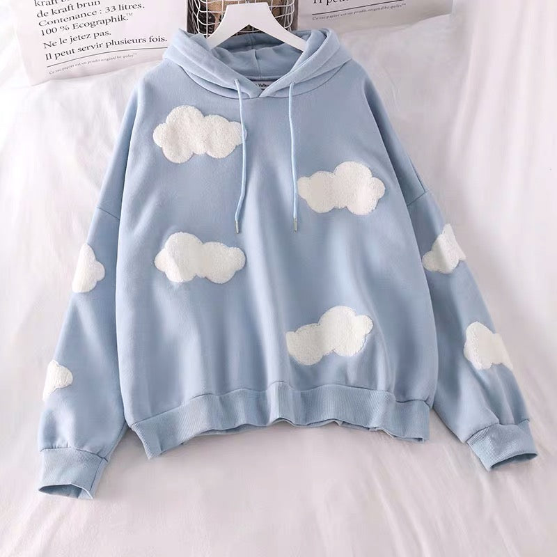 Cloud Print Hoodie