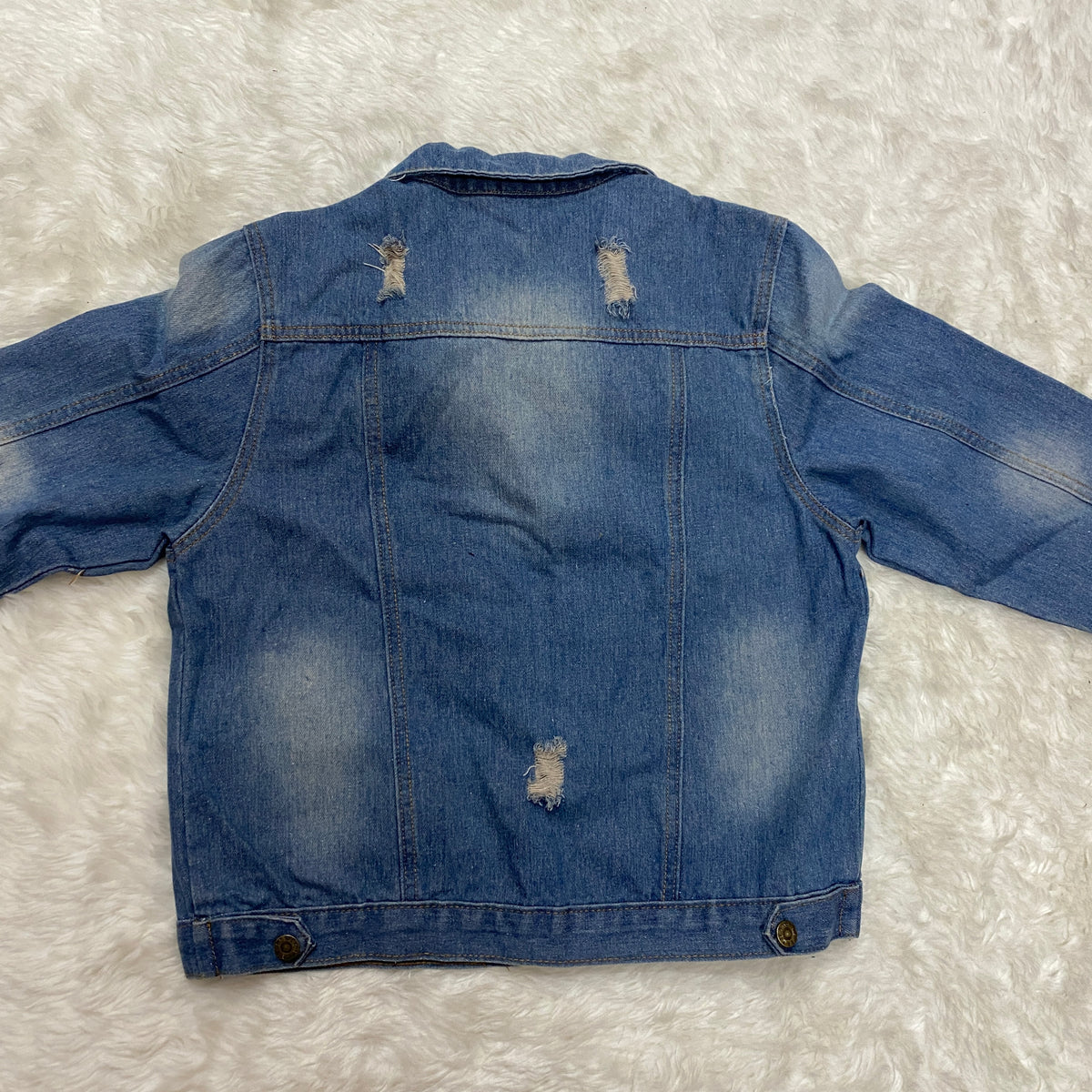 Vintage Ripped Denim Jacket