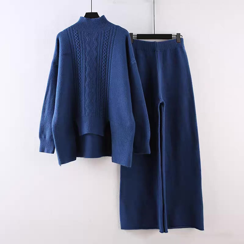 Blue Woollen Coords 