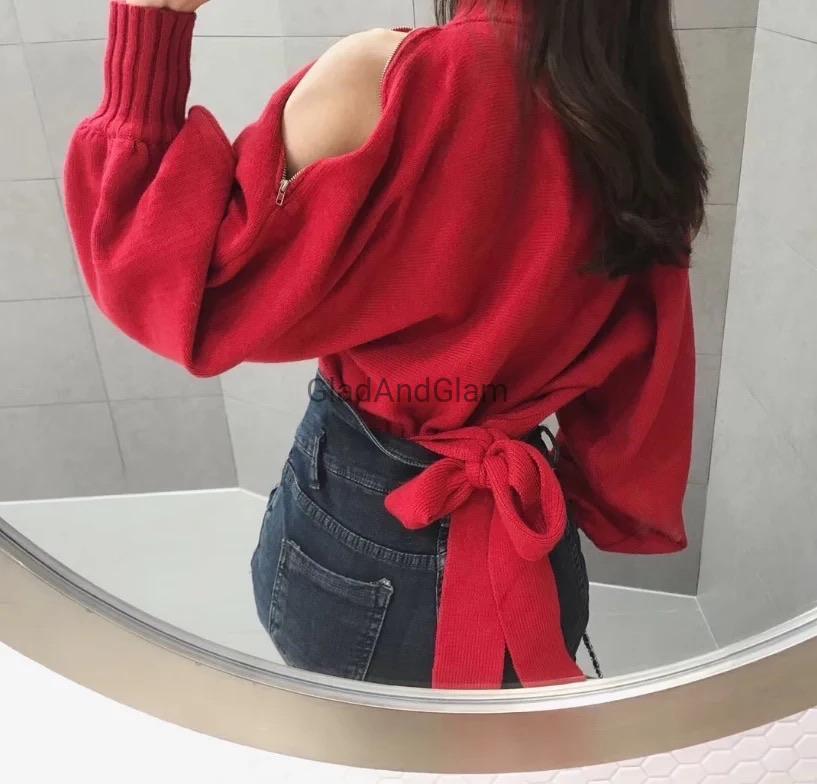Marie Ribbon Sweater