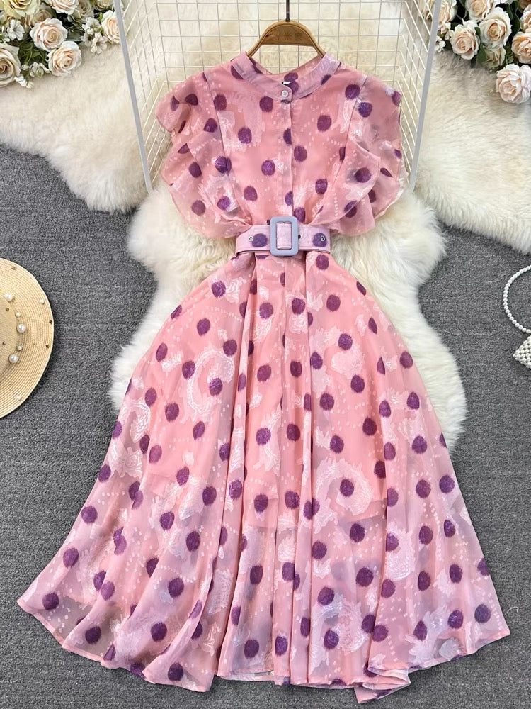 Veronica Polka Dress