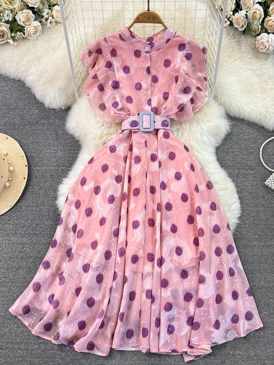 Veronica Polka Dress