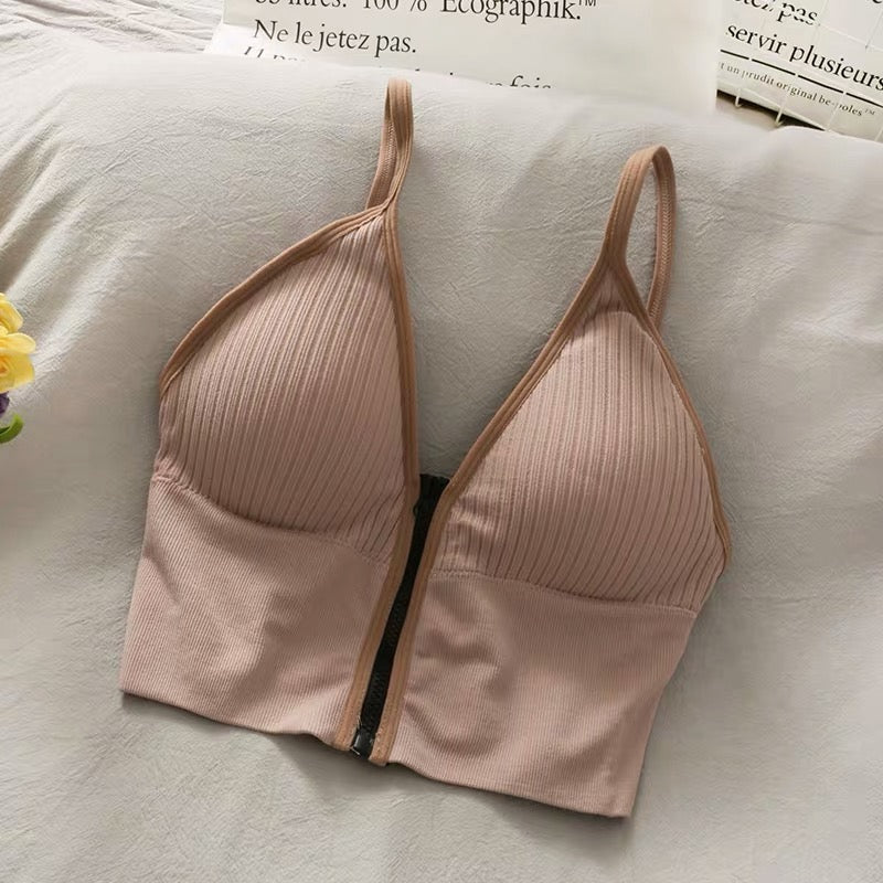 Rebecca Zipper Crop Top