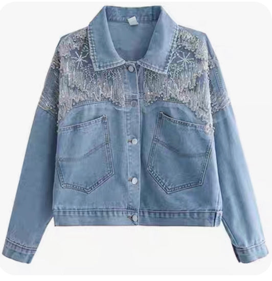 Amanda Luxury Sequin Jacket
