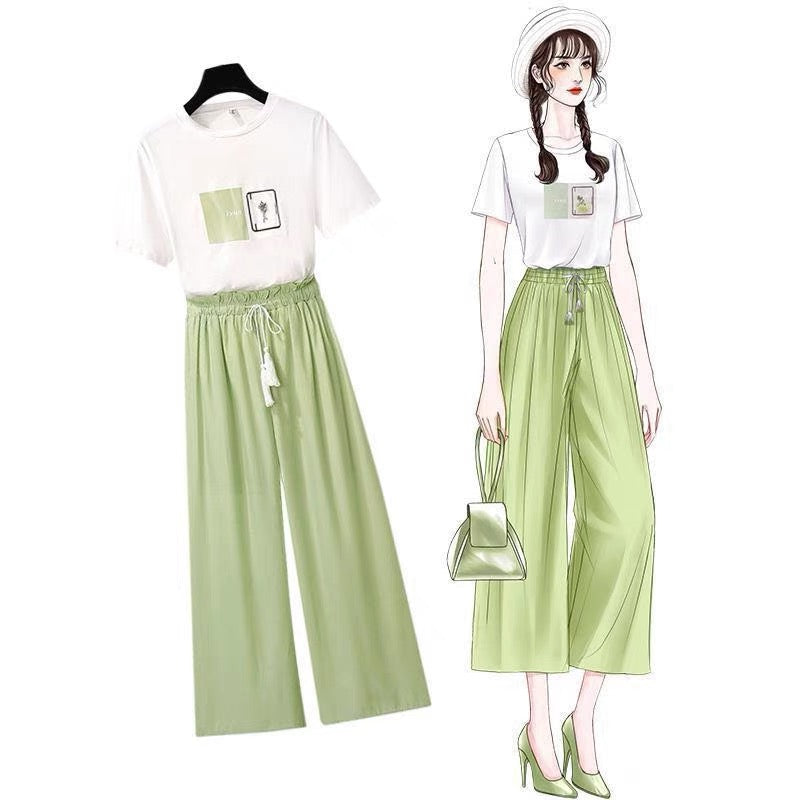 Abigail Tee With Matching Pants Set