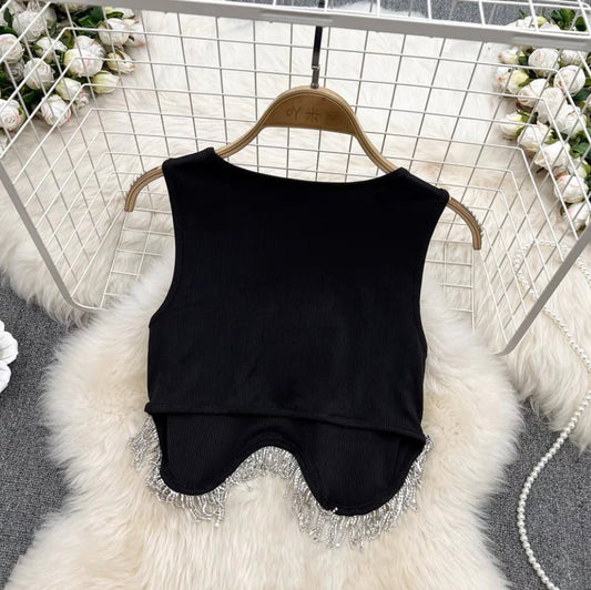 Zoe Tassel Crop Top