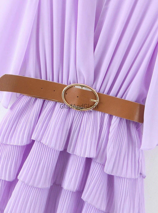 purple dress