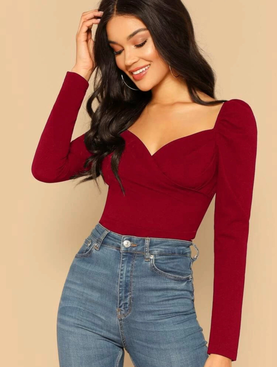 Isabella Front Wrap Top