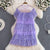 Ana Layered Shimmery Dress