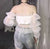 Betty Puff Sleeve Mesh Top