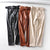 Julia Leather Belted Pants