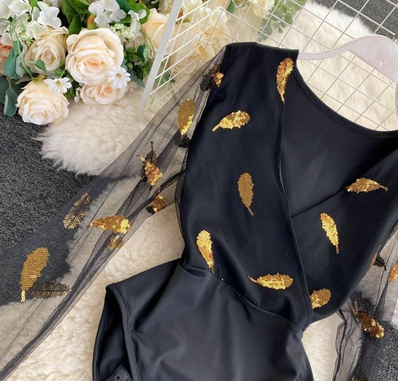 Golden Leaf Bodysuit