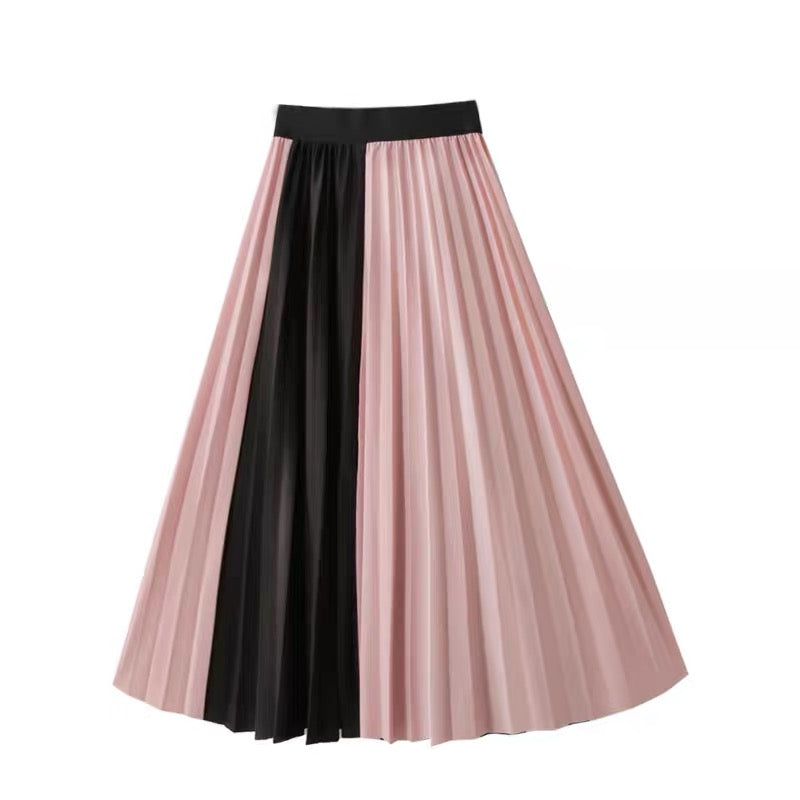 Bella Two Tone Pleated Skirt