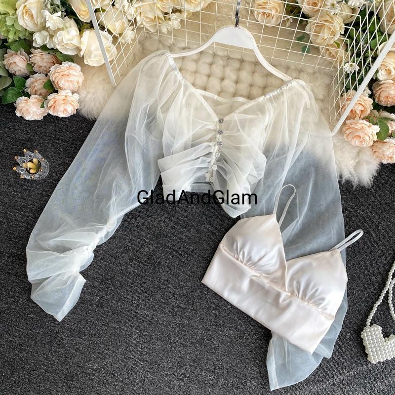White Two Piece top