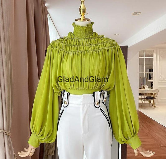 Pleated top