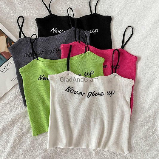 Nova Never Give Up Crop Top
